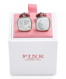 White Semi Precious Mother of Pearl Cufflinks