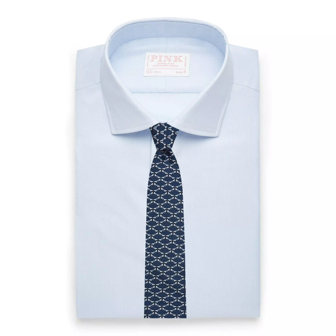 Pale Blue Slim Fit Royal Oxford Formal Shirt