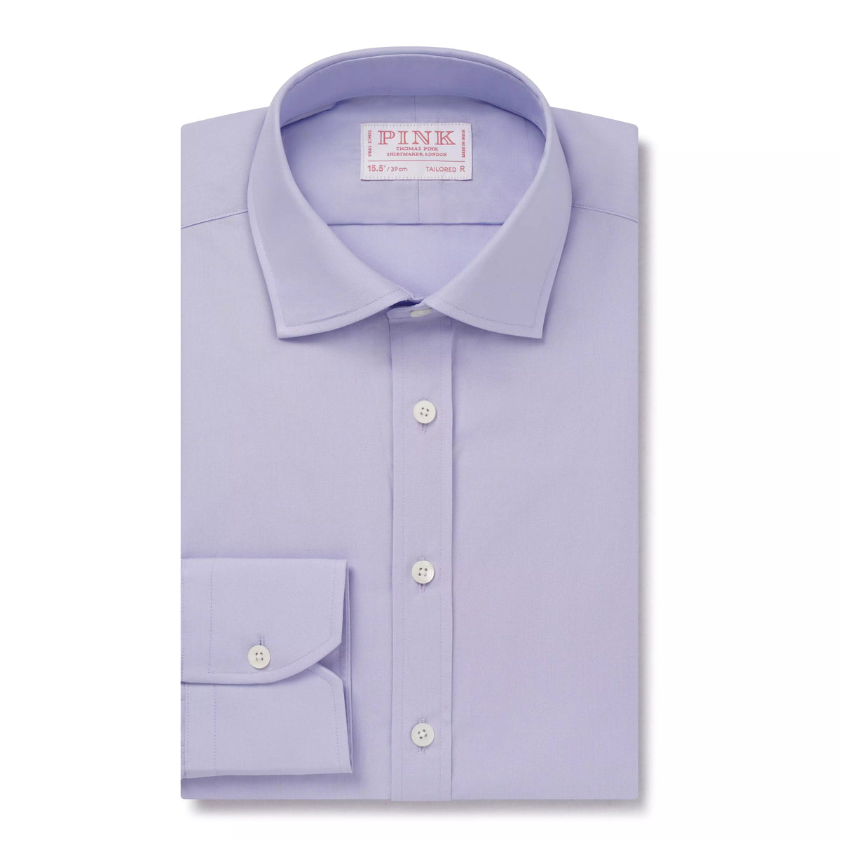 Lilac Tailored Fit Cotton Poplin Formal Shirt