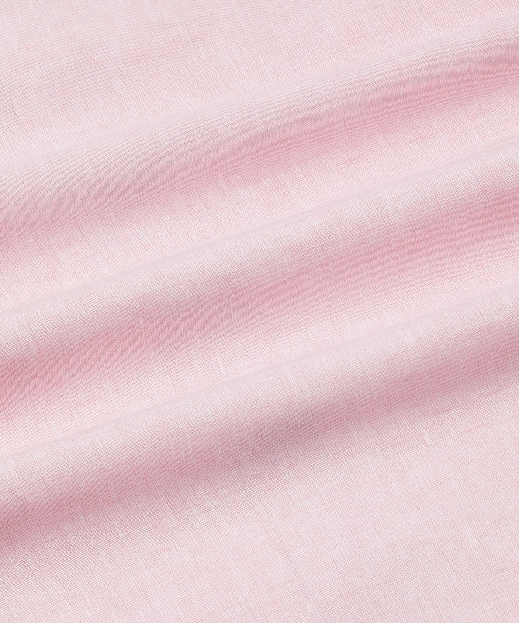 Pale Pink Slim Fit Essential Linen Formal Shirt